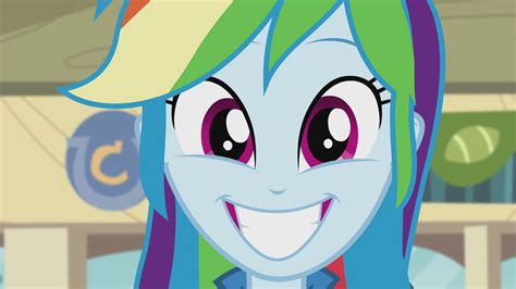 Image Rainbow Dash Grinning Widely Eg2png My Little Pony Equestria
