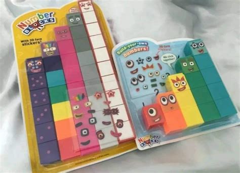 Numberblocks 1 5 And 6 10 Full Set Official Cbeebies Etsy