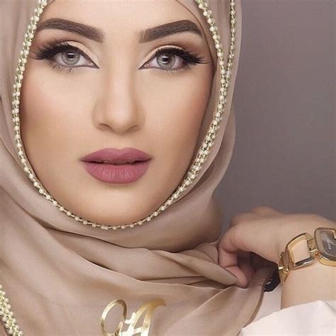 Hijab Makeup Hijab Tutorial Arabian Beauty Women