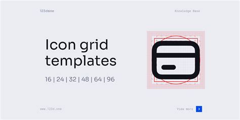24x24 Icon Grid Template Figma