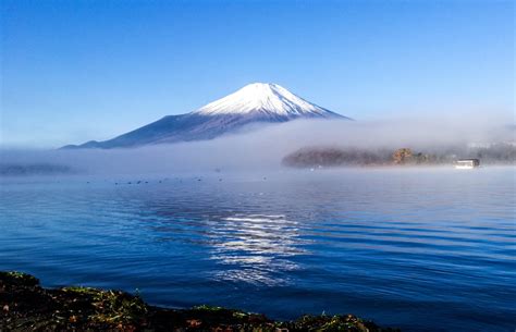 Mount Fuji From Lake Yamanaka Japan 3268x2105 Con Imágenes Lugares