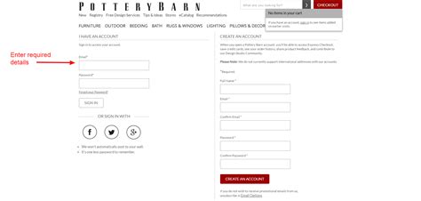 Find the credit card that's right for you and apply online today. Pottery Barn Credit Card Online Login - CC Bank