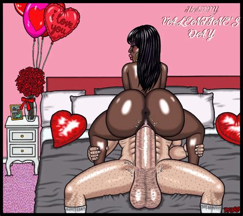 Ebony Girlfriend Valentines Day Sex By Theseus9 Hentai