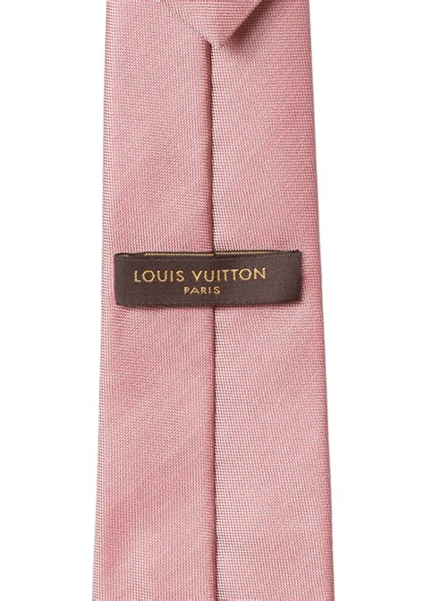 Gravata Louis Vuitton Silk Tie Rosa Original Gringa