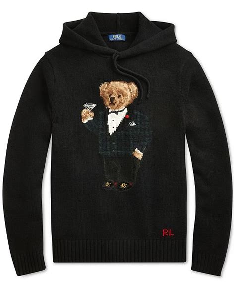 Please see pictures please contact me with any questions before buying Polo Ralph Lauren Men's Polo Bear Hoodie - Sweaters - Men ...