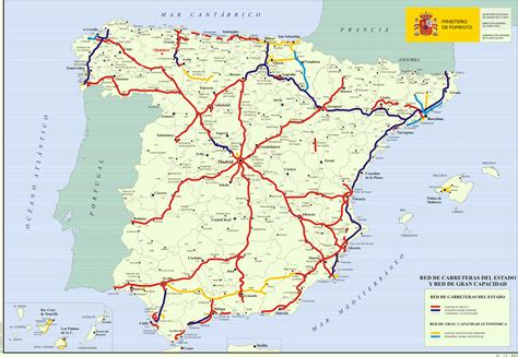 España Mapa Ciudades