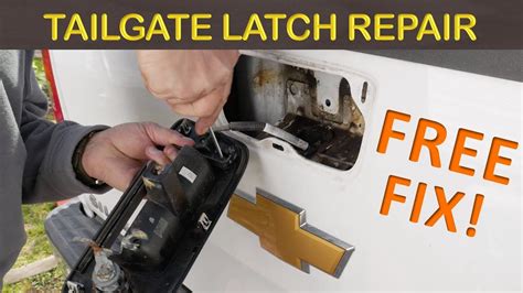Chevy Silverado Tailgate Latchlock Repair Chevy Silverado Lock