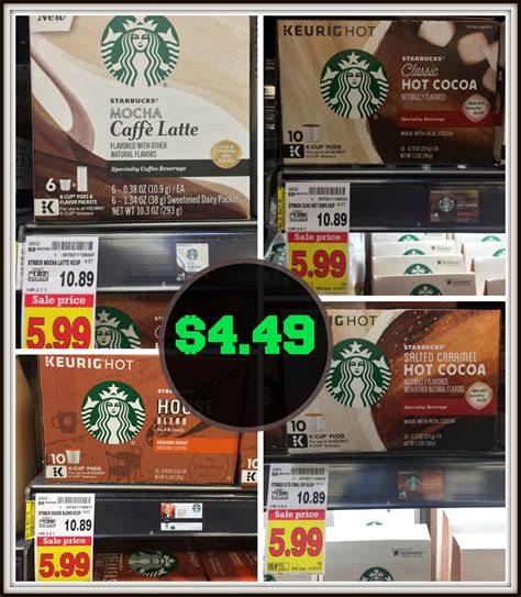 Starbucks K-Cups as low as $4.49 at Kroger! - Kroger Krazy