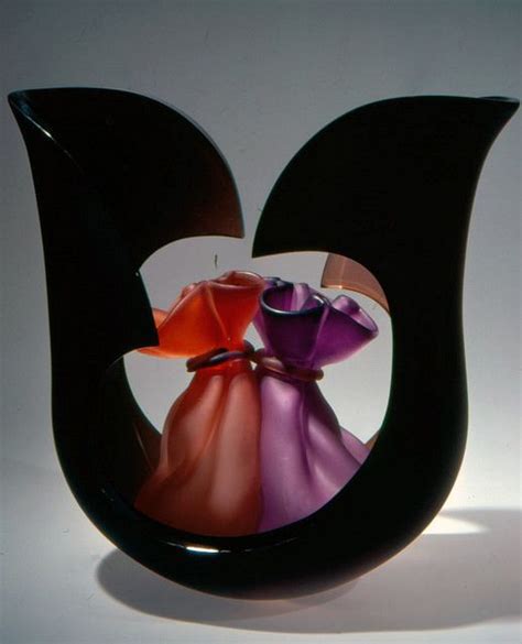 John Littleton And Kate Vogel Glass Art Modern Sculpture Glass Artwork