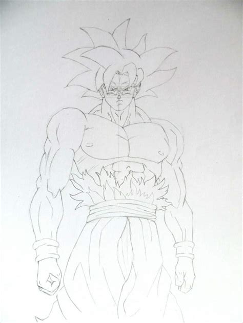 Para Colorear Dibujos De Goku Ultra Instinto A Lapiz Dibujos Para