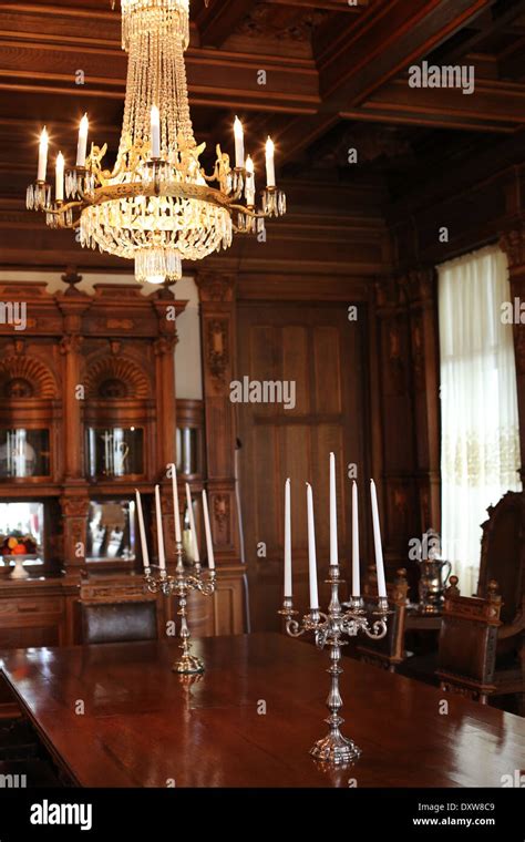 The Dining Room In The Turnblad Mansion At The American Swedish