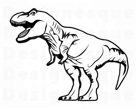 T-rex SVG Trex SVG Dinosaur Svg T-rex Clipart T-rex Files | Etsy Denmark