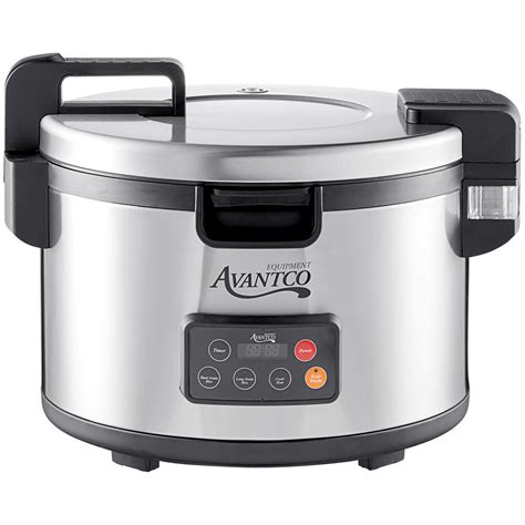 Avantco Rcsa Cup Cup Raw Sealed Electric Rice Cooker Warmer