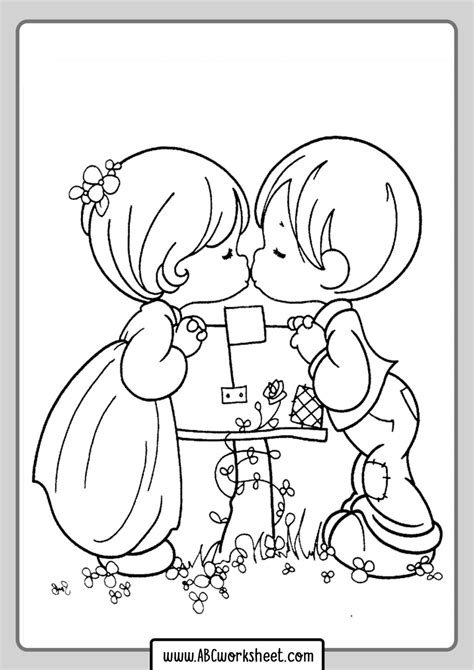Love Couples Coloring Pages