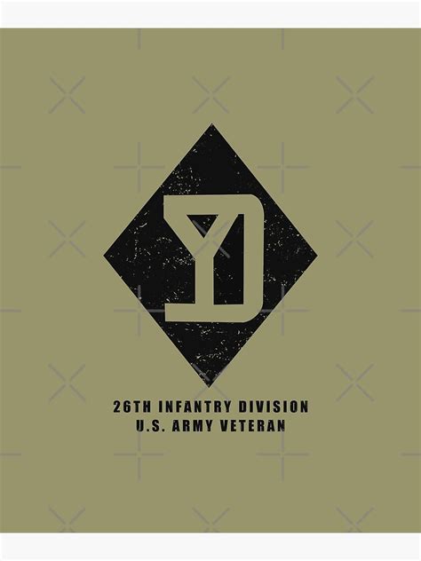 Us Army 26th Infantry Division Veteran Poster For Sale By Juliauongdz