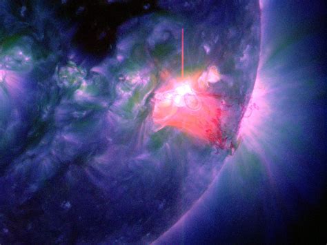 Nasas Solar Dynamics Observatory Views Two New Solar Flares