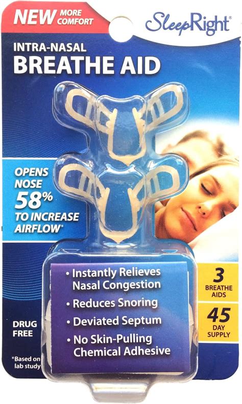Sleepright Intra Nasal Breathe Aid Breathing Aids For