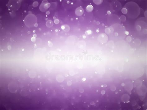 Abstract Purple Bokeh Lights With Soft Light Background Blur Wall