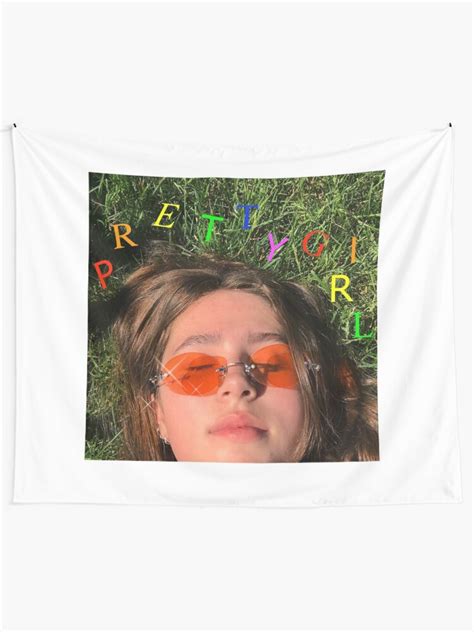 Clairo Pretty Girl Album Cover Tapestry By Charlottetsui Redbubble