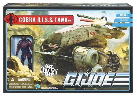 Gi Joe Pursuit Of Cobra Hiss Tank With Hiss Driver Parry Game