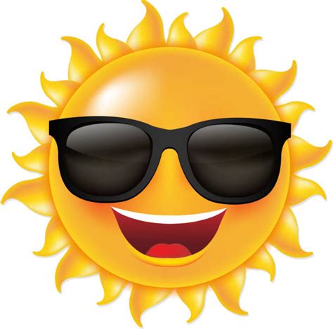 Cartoon Sun With Sunglasses Illustrations Royalty Free Vector Graphics