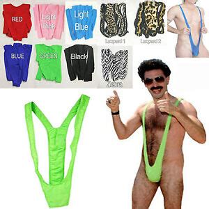 Sexy Borat Mankini Costume Swimwear Thong Stag Bucks Hens Party G