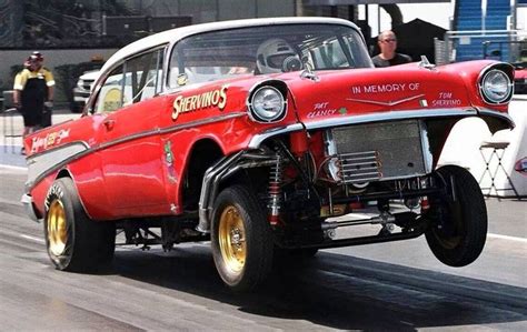 57 Chevy Drag Racing Cars Classic Cars Vintage Dragsters