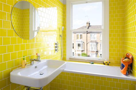 What Colour Matches With Yellow Bathroom Tile Everything Spray