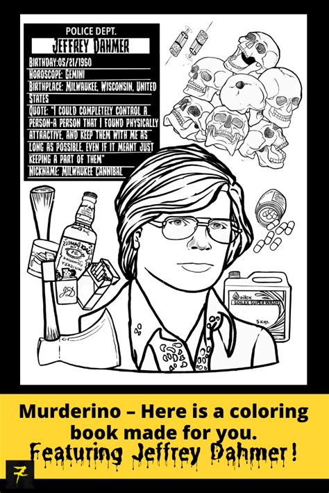 Murder coloring pages for adults. Pin on The Killer Podcast and shit