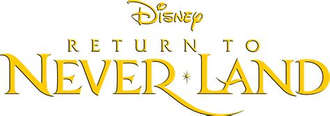 Peter Pan Return To Never Land Return To Neverland Logo Free