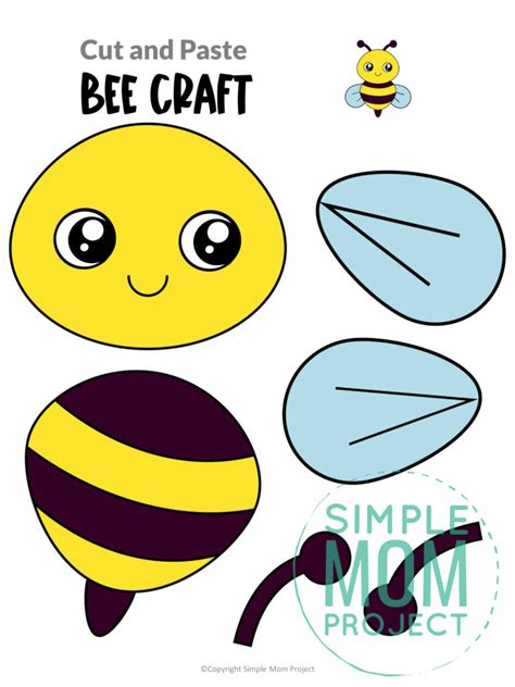 Cut Out Bee Craft Template