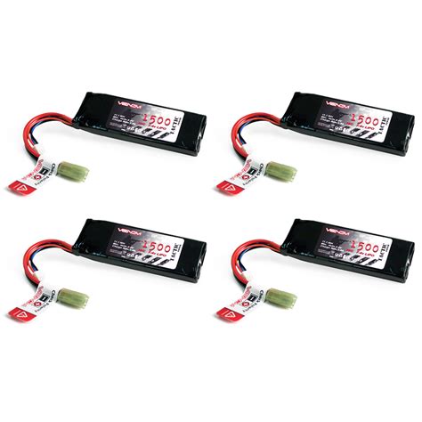You will commonly hear a lipo battery being referred to as two, three, four or more cell pack. Venom 30C 2S 1500mAh 7.4V LiPo Battery Pack for Airsoft w ...