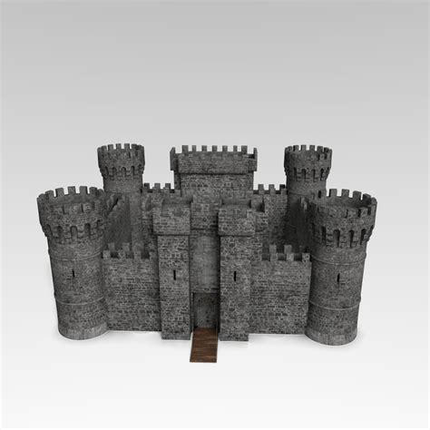 3d Model Medieval Castle
