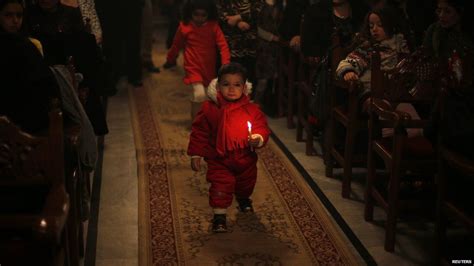 In Pictures Orthodox Christmas Celebrations Bbc News