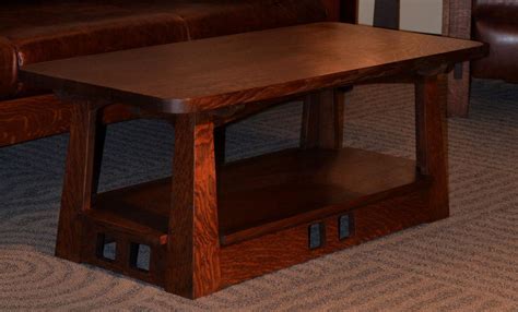 Bring a timeless look home with this mission style coffee table featuring a rich espresso brown finish and two tiers of storage and display space. Get Comfort with a Mission Style Coffee Table | Coffee ...