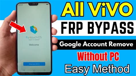 All Vivo FRP Bypass Unlock Google Account Android 11 12 13 Without Pc