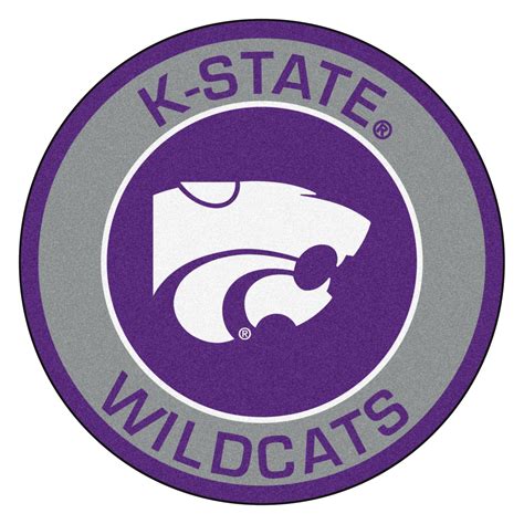 Kansas State University Wildcats Logo Roundel Mat 27