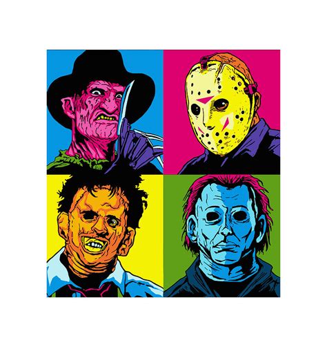Freddy Vs Jason Digital Art By James J Sloan Pixels