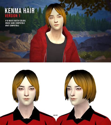 Haikyuu Sims 4 Cc Hair Surveysadeba