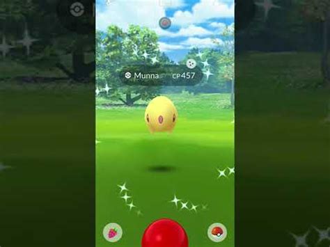 SHINY MUNNA from Special Research in Pokémon GO YouTube
