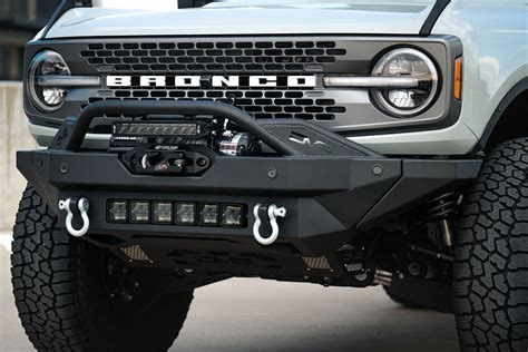 2021 2023 Ford Bronco Fs 15 Series Winch Front Bumper — Dv8 Offroad