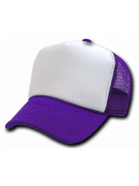 Two Tone Trucker Snap Back Cap Purple Caps Hats Cc1145ydk7t Hats