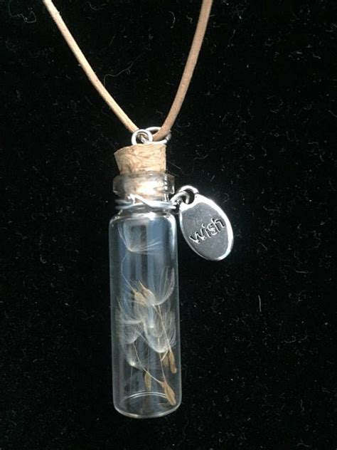 Wish Bottle Necklace Bottle Necklace Unique Jewelry Jewelry Design