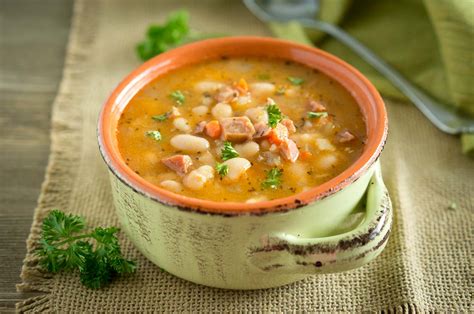 Allow ham shank to cool slightly. Instant Pot Ham White Bean Soup | Delicious Meets Healthy