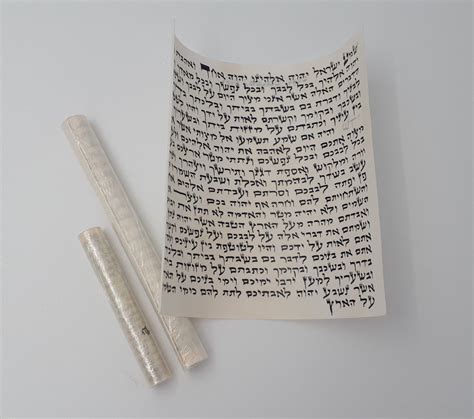 Mezuzah Scroll Kosher Scrolls In Two Sizes Etsy