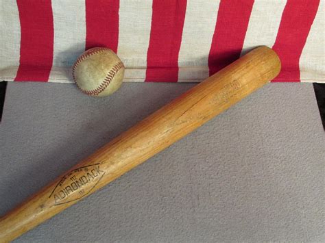 Vintage Adirondack Wood Baseball Bat Outfield Fungo Model 112 Great