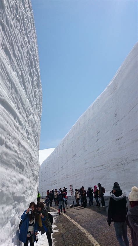 Tateyama Snow Wall The Alpine Route Tateyama Natural Landmarks Go