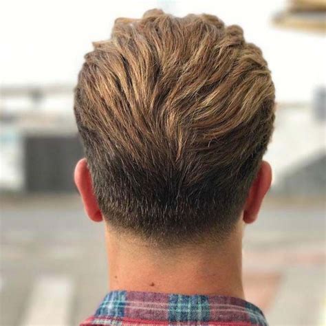 Short Tapered Haircut Back View In 2020 Tapered Haircut Short Hair