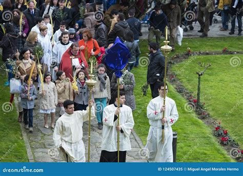 Rituals During The Celebration Of Palm Sunday Editorial Image Image