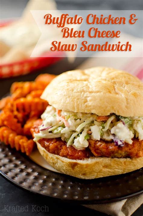 Buffalo Chicken And Bleu Cheese Slaw Sandwich ~ Page 2 Of 2